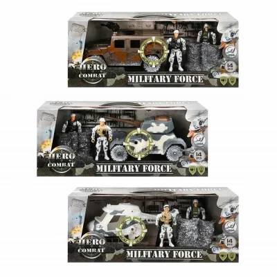  Sesli Ve Işıklı Kar Temalı Askeri Araçlar Oyun Seti -1 adet fiyatıdır