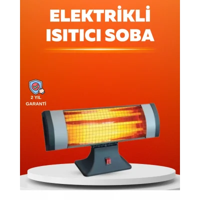 BUĞZ Sessiz Çalışan Quartz Tüp Infrared Isıtıcı 1800W