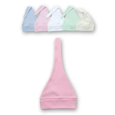 BUĞZ Sevi Bebe Üstten Bağcıklı Şapka (Tül Ambalajda)