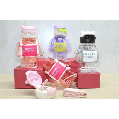  Sevimli 3D Desenli Su Matarası