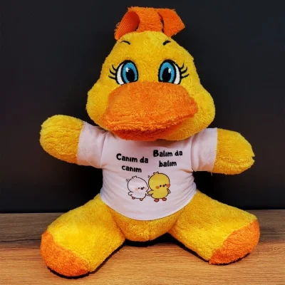 BUĞZ Sevimli Canım Da Canım Balım Da Balım Tasarımlı Peluş Civciv Oyuncak