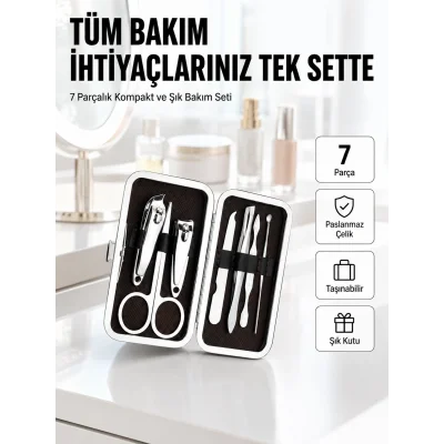 BUĞZ Seyahat İçin Uygun Çok Amaçlı Kişisel Bakım Seti