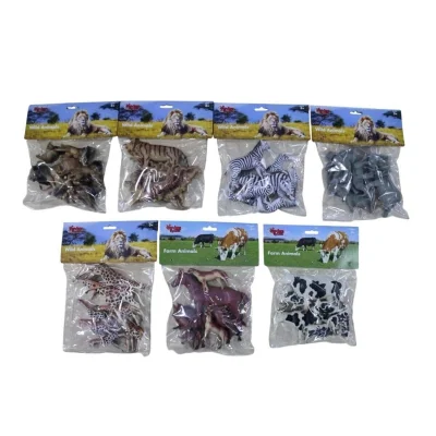 BUĞZ SH-P9901-07A 7 ASRTİ 7PCS 9İNC ASLAN-İNEK-ZÜRAFA-FİL-AT-ZEBRA(Belirtilen fiyat, tekli satış için adet fiyatıdır.)