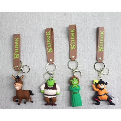  Shrek Karışık Karakterler Silikon Anahtarlık