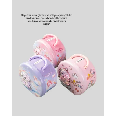 BUĞZ ŞİFRELİ KUMBARA MOR - BUĞZ