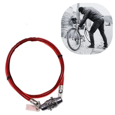 BUĞZ Şifreli Pratik Ve Sağlam Bisiklet Kilidi Bx40