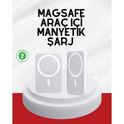 BUĞZ Şık Tasarımlı MagSafe Araç Telefon Tutucu Type-C Girişli