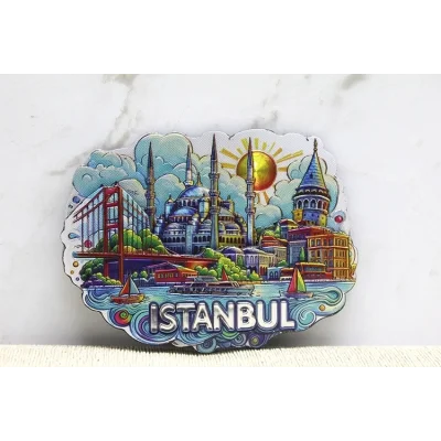 BUĞZ Silikon İstanbul Temalı Magnet Alk4342