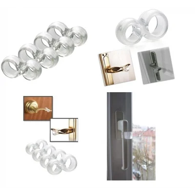 BUĞZ Silikon Kapı & Pencere Vurma Önleyici Stoper Kapı Tamponu 4 Adet