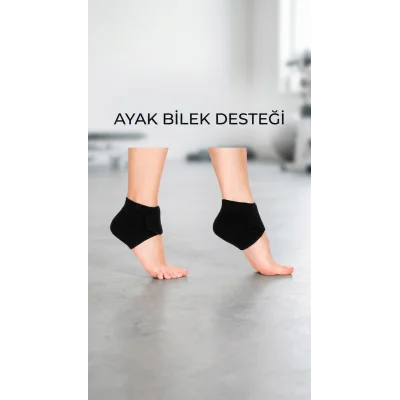 BUĞZ Silikon Taban Ortopedik 2li Topuk Dikeni Destek Çorap Seti