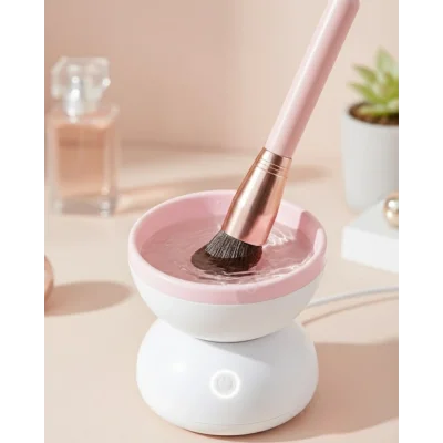 BUĞZ Silikon Yüzeyli Elektrikli Makyaj Fırçası Temizleme Kabı