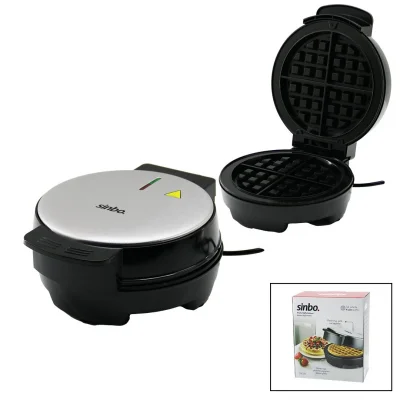 BUĞZ Sinbo Belçika Waffle Makinesi - 4 Waffle Kapasiteli - Yapışmaz Plaka