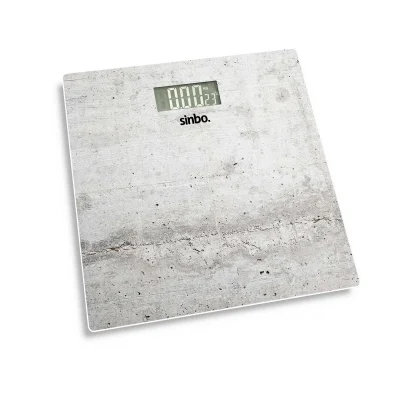 BUĞZ Sinbo Dijital Tartı - Beyaz Renk - 180 kg Maks Kapasite - LCD Ekran