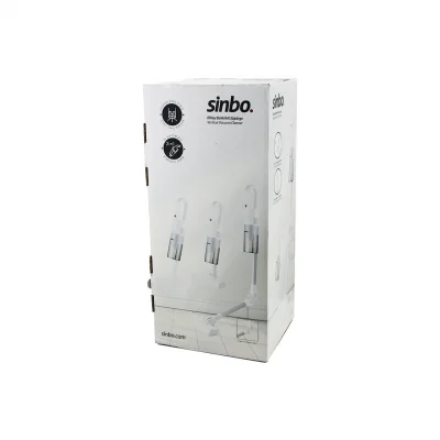 BUĞZ Sinbo Dikey Elektrikli Süpürge - Beyaz - 500W - Ergonomik Tasarım