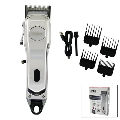 BUĞZ Sinbo Tıraş Makinesi - USB Şarjlı - Çelik Gövde - Kollu Tarak Ayarı