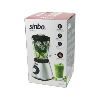 BUĞZ Sinbo Turbo Doğrayıcı Blender - Buz Kırıcı - 1.5 Litre Cam Hazne