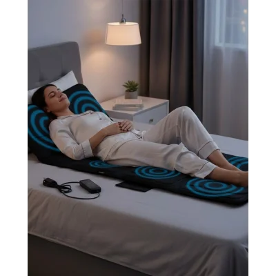 BUĞZ Sırt Bel Boyun Masaj Minderi Isıtmalı Titreşimli Sistem