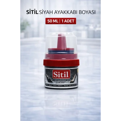 BUĞZ Sitil Classic Ayakkabı Boyası Siyah Parlatıcı Süngerli 1 Adet