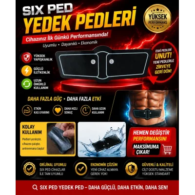 BUĞZ Six Ped Yedek Pedleri İle Cihazınızı Yenileyin, Antrenman Gücünü Artırın.