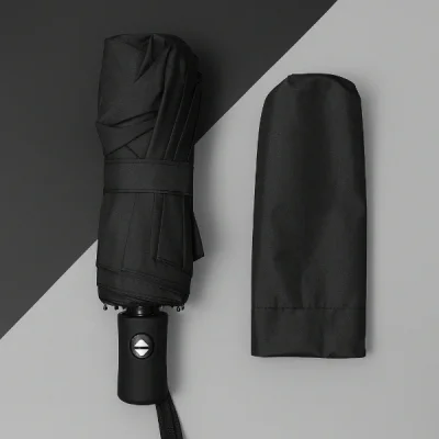 BUĞZ Siyah Kılıflı Otomatik Kompakt Şemsiye