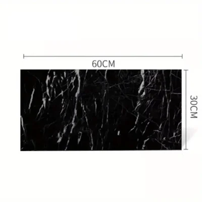 BUĞZ Siyah Mermer Desenli Alüminyum Plastik Duvar Sticker