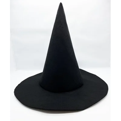 BUĞZ Siyah Renk Keçe Cadı Şapkası 35x38 Cm