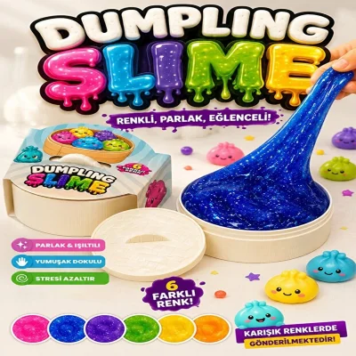 BUĞZ Yumuşak Dokulu 170gr Dumpling Slime Oyun Jeli Stres Önleyici Çocuk Aktivite Hamuru BX-313397