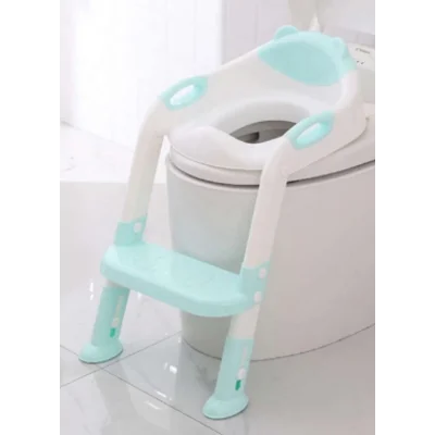 BUĞZ Softy Merdivenli Tuvalet Adaptörü - Çocuğunuz İçin Güvenli ve Konforlu Tuvalet Eğitimi Mavi