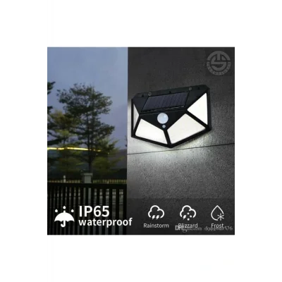 BUĞZ Solar Bahçe Aydınlatma Lambası 100 Led