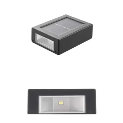  Solar Güneş Enerjili Çift Taraflı Duvar Lambası Çift Taraflı Duvar Lamba Güneş Enerjili