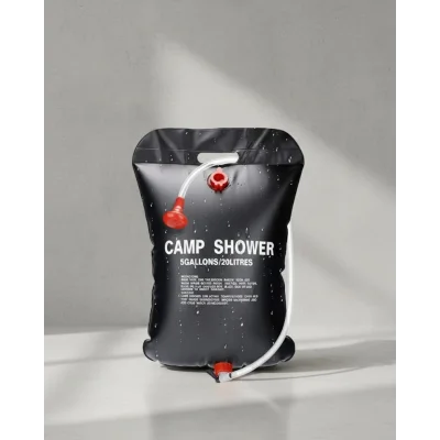 BUĞZ Solar Kamp Duşu 20 Litre Taşınabilir Şeffaf Su Seviyeli Dış Mekan Duş Sistemi