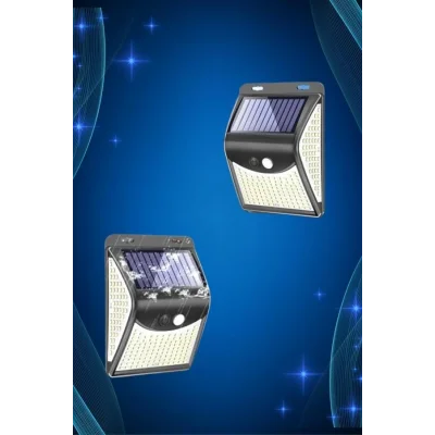 BUĞZ Solar Sensörlü Duvar Lambası Bahçe Lamba 20 Led Işık