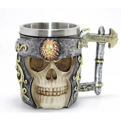 BUĞZ Şövalye Tasarım İçi Paslanmaz Çelik Kupa Bardak Alk4366