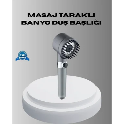 BUĞZ Spa Etkili Masaj Uçlu Duş Başlığı Ergonomik Tasarım