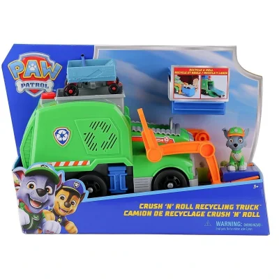 BUĞZ SPM-6071248 PaW Patrol  Rocky ile Crush N Roll Geri Dönüşüm Kamyonu