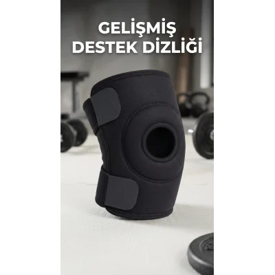 BUĞZ Sporcu Diz Korsesi Çapraz Bağ Destekli Termojel Hediyeli