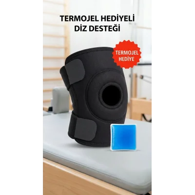 BUĞZ Sporcu Diz Korsesi Çapraz Destekli Menisküs Ağrısı İçin Termojelli