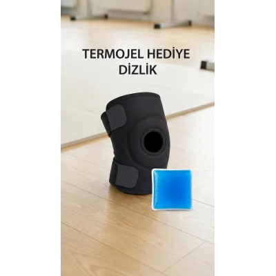 BUĞZ Sporcu Dizlik Medical Destekli Çapraz Bağ Koruma Termojel Hediye