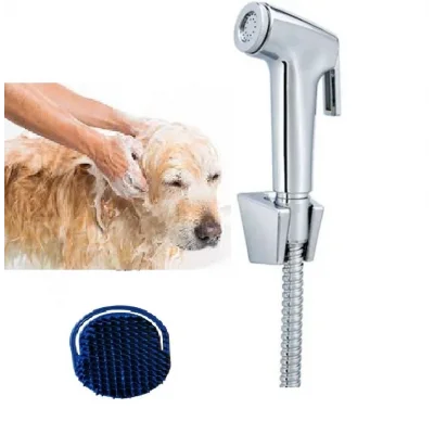 BUĞZ Sprey El Duşu Kedi Köpek Yıkama Tabancası Seti ve Kedi Köpek Yıkama Tarağı