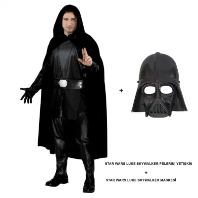 BUĞZ Star Wars Luke Skywalker Pelerini Yetişkin Ve Maskesi