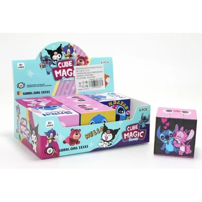 BUĞZ Stitch Baskılı Zeka Küpü - Karakter Tasarımlı Küp Oyuncak Alk4008