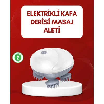 BUĞZ Su Geçirmez Elektrikli Kafa Masaj Cihazı IPX7