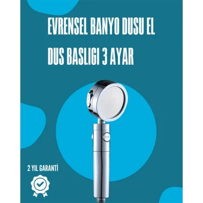 BUĞZ Su Tasarruflu ve Kolay Kurulumlu El Duş Başlığı – Yüksek Performans