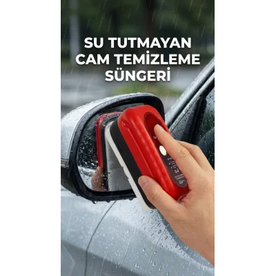 BUĞZ Su Tutmayan Araç Camı Temizleme Süngeri 2li Paket