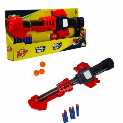 BUĞZ Sünger Atan 6 Toplu 6 Mermili Oyuncak Silah