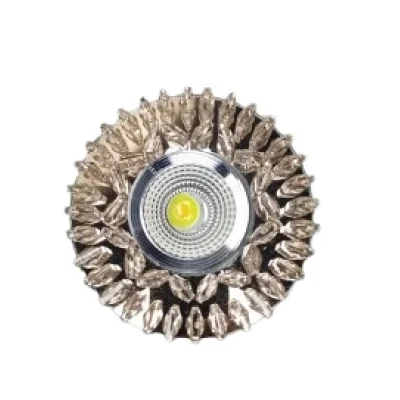  SUNLED 8196 Cam Spot Kasası 5W Beyaz Işık Led Çerçeveli Günışığı - Priz ve Anahtar İçin Uyumlu Çerçeve