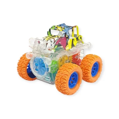 BUĞZ Sürtmeli Işıklı Off-Road Aracı  - 7310 - Turuncu (Lisinya)