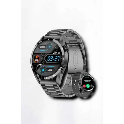  Suya Dayanıklı Dokunmatik Akıllı Saat Bluetooth 5.0, Sesli Asistan ve Sağlık Takibi