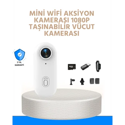  Suya ve Darbeye Dayanıklı Kompakt Spor Kamera 1080P