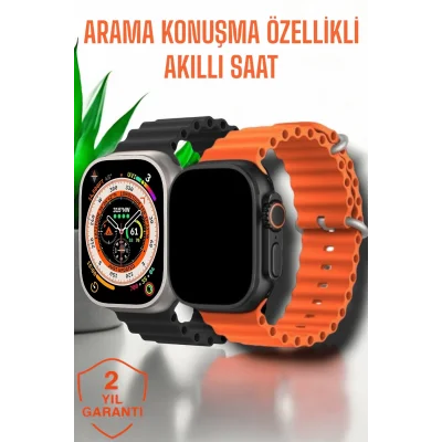  Suya ve Toza Dayanıklı 45 MM Akıllı Saat Bildirim ve Cevapsız Çağrı Görüntüleme